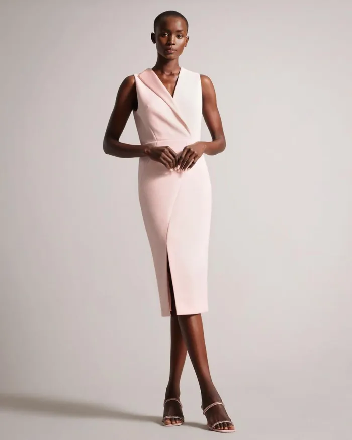 Seam Detail Bodycon Dress Light Nude Women Ted Baker Dresses Seam Detail Bodycon Dress Light Nude Women Ted Baker Dresses