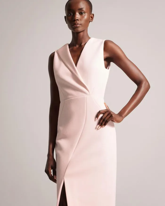 Seam Detail Bodycon Dress Light Nude Women Ted Baker Dresses Seam Detail Bodycon Dress Light Nude Women Ted Baker Dresses