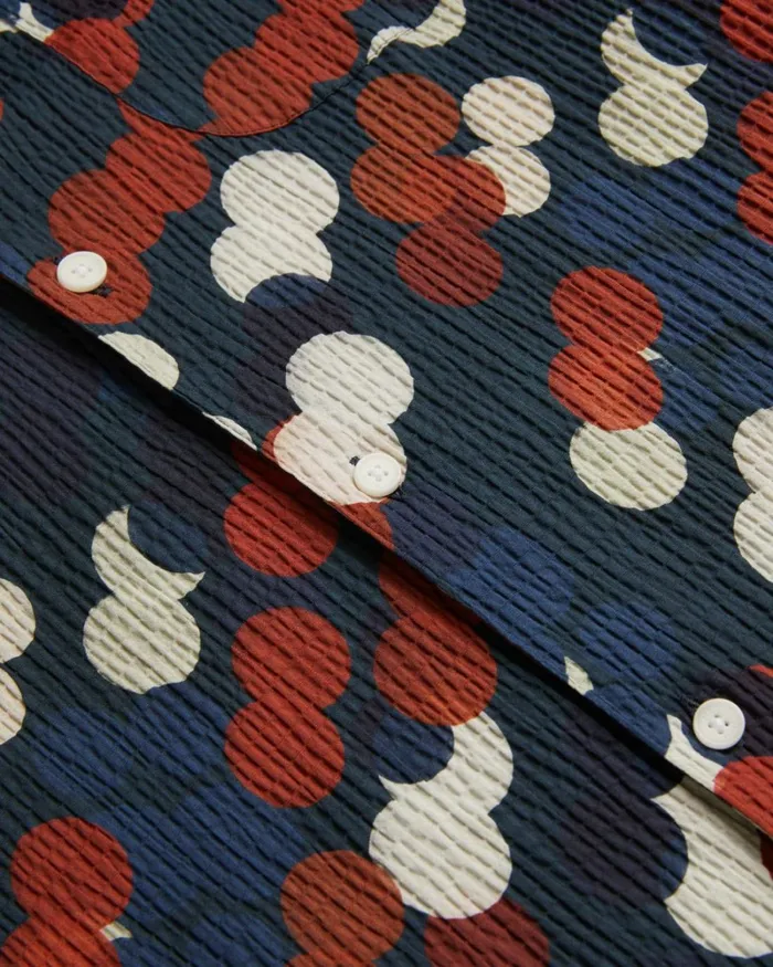 Seersucker Spot Print Shirt Multicolor Men Ted Baker Clothing Seersucker Spot Print Shirt Multicolor Men Ted Baker Clothing