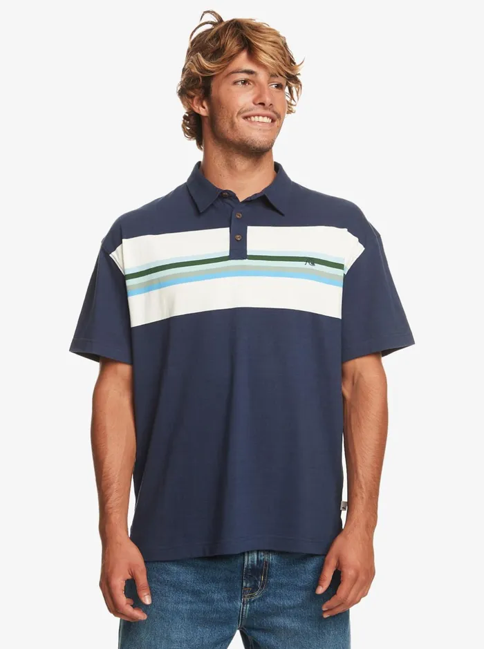 Shirts and Polos Men Quiksilver Alloy Days Short Sleeve Polo Shirt Alloy Days Naval Academy Shirts and Polos Men Quiksilver Alloy Days Short Sleeve Polo Shirt Alloy Days Naval Academy