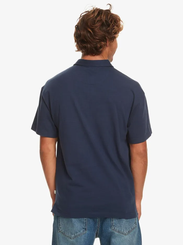 Shirts and Polos Men Quiksilver Alloy Days Short Sleeve Polo Shirt Alloy Days Naval Academy Shirts and Polos Men Quiksilver Alloy Days Short Sleeve Polo Shirt Alloy Days Naval Academy