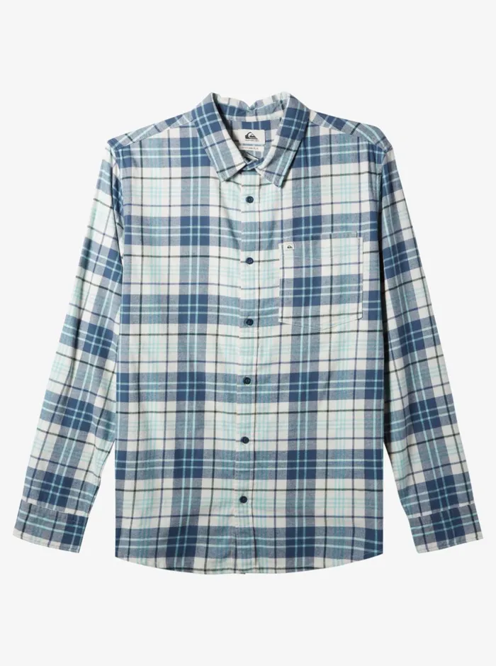 Shirts and Polos Men Quiksilver Banchor Long Sleeve Shirt Snow White Banchor Shirts and Polos Men Quiksilver Banchor Long Sleeve Shirt Snow White Banchor