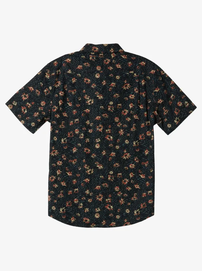 Shirts and Polos Men Quiksilver Future Hippie Short Sleeve Woven Shirt Black Future Hippy Shirts and Polos Men Quiksilver Future Hippie Short Sleeve Woven Shirt Black Future Hippy