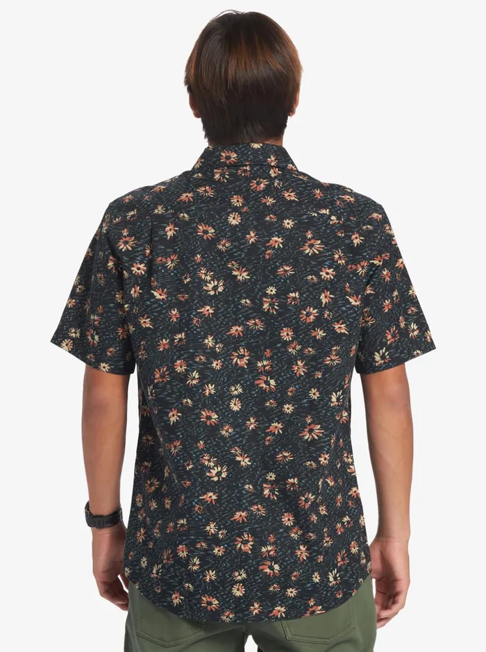 Shirts and Polos Men Quiksilver Future Hippie Short Sleeve Woven Shirt Black Future Hippy Shirts and Polos Men Quiksilver Future Hippie Short Sleeve Woven Shirt Black Future Hippy
