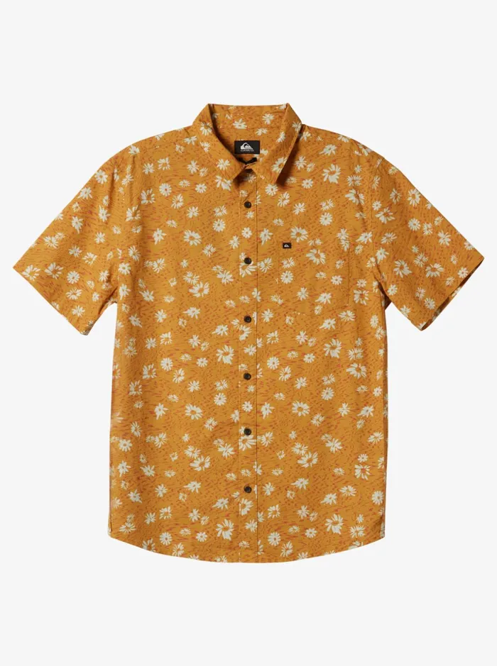 Shirts and Polos Men Quiksilver Future Hippie Short Sleeve Woven Shirt Mustard Future Hippy Shirts and Polos Men Quiksilver Future Hippie Short Sleeve Woven Shirt Mustard Future Hippy