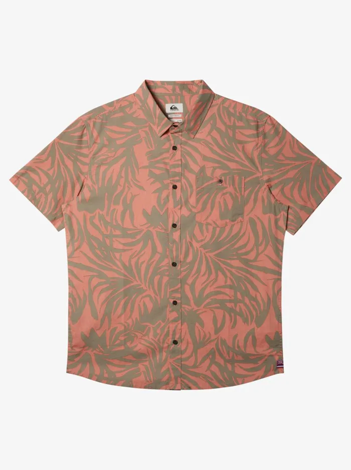 Shirts and Polos Men Quiksilver Hawaii Foliage Woven Hawaiian Shirt Canyon Clay Shirts and Polos Men Quiksilver Hawaii Foliage Woven Hawaiian Shirt Canyon Clay
