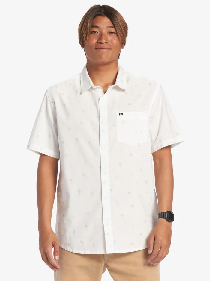 Shirts and Polos Men Quiksilver Heat Wave Short Sleeve Woven Shirt Midnight Navy Heat Waves Shirts and Polos Men Quiksilver Heat Wave Short Sleeve Woven Shirt Midnight Navy Heat Waves
