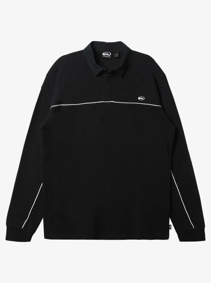 Shirts and Polos Men Quiksilver Modular Rugby Polo Knit Black