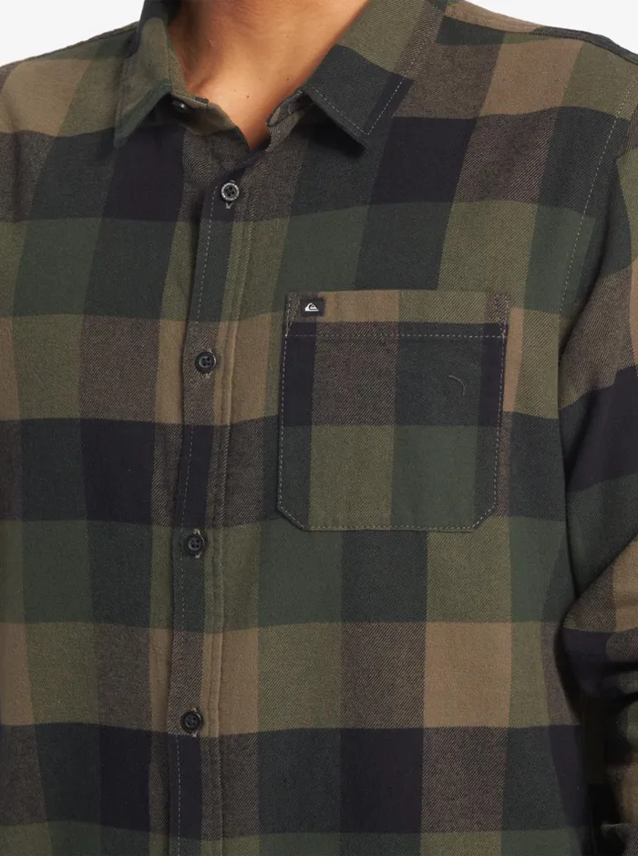 Shirts and Polos Men Quiksilver Motherfly Long Sleeve Shirt Major Brown Motherfly Shirts and Polos Men Quiksilver Motherfly Long Sleeve Shirt Major Brown Motherfly