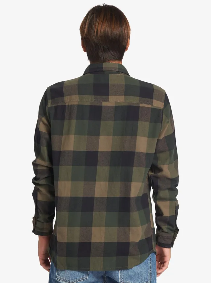 Shirts and Polos Men Quiksilver Motherfly Long Sleeve Shirt Major Brown Motherfly Shirts and Polos Men Quiksilver Motherfly Long Sleeve Shirt Major Brown Motherfly