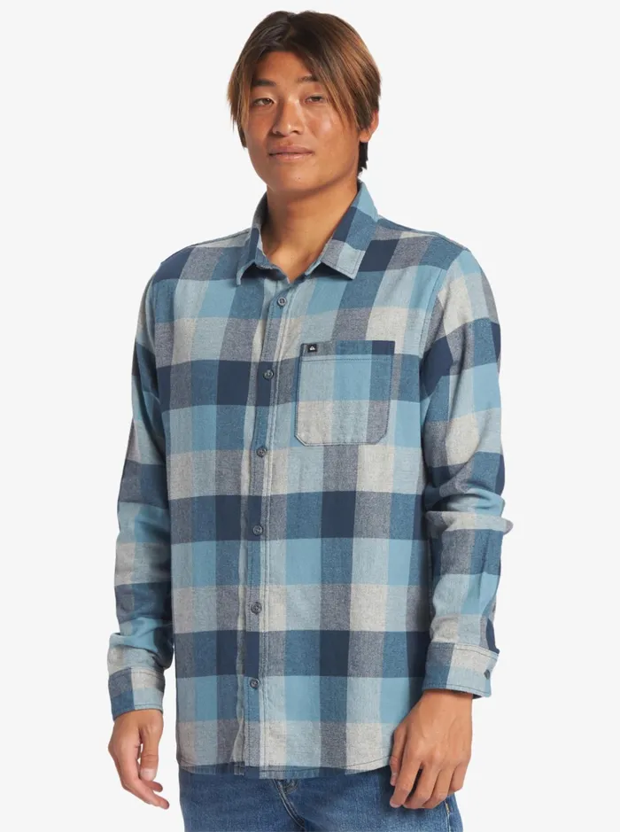Shirts and Polos Men Quiksilver Motherfly Long Sleeve Shirt Midnight Navy Motherfly Shirts and Polos Men Quiksilver Motherfly Long Sleeve Shirt Midnight Navy Motherfly