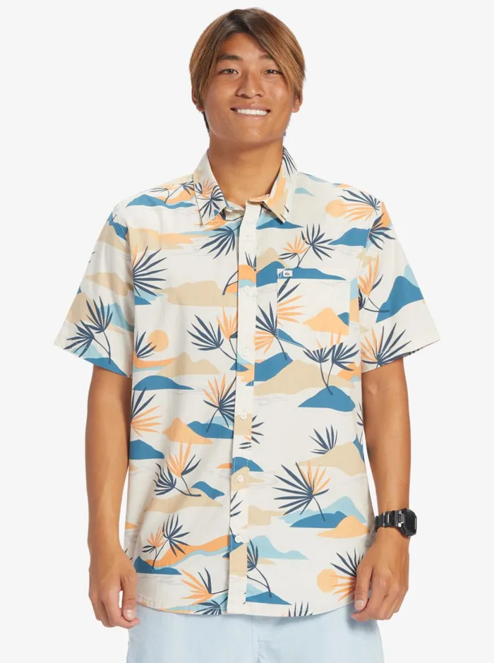 Shirts and Polos Men Quiksilver Slow Dazed Short Sleeve Shirt Birch Slow Daze Ss Shirts and Polos Men Quiksilver Slow Dazed Short Sleeve Shirt Birch Slow Daze Ss