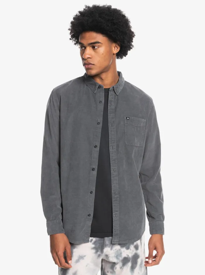 Shirts and Polos Men Quiksilver Smoke Trail Long Sleeve Shirt Iron Gate Shirts and Polos Men Quiksilver Smoke Trail Long Sleeve Shirt Iron Gate