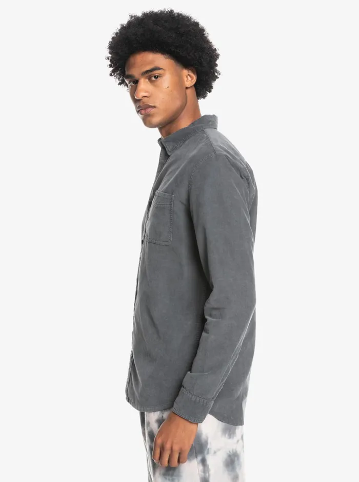 Shirts and Polos Men Quiksilver Smoke Trail Long Sleeve Shirt Iron Gate Shirts and Polos Men Quiksilver Smoke Trail Long Sleeve Shirt Iron Gate