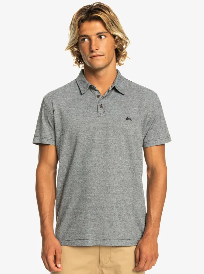 Shirts and Polos Men Quiksilver Sunset Cruise Short Sleeve Polo Shirt Black Shirts and Polos Men Quiksilver Sunset Cruise Short Sleeve Polo Shirt Black