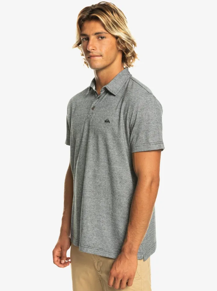 Shirts and Polos Men Quiksilver Sunset Cruise Short Sleeve Polo Shirt Black Shirts and Polos Men Quiksilver Sunset Cruise Short Sleeve Polo Shirt Black