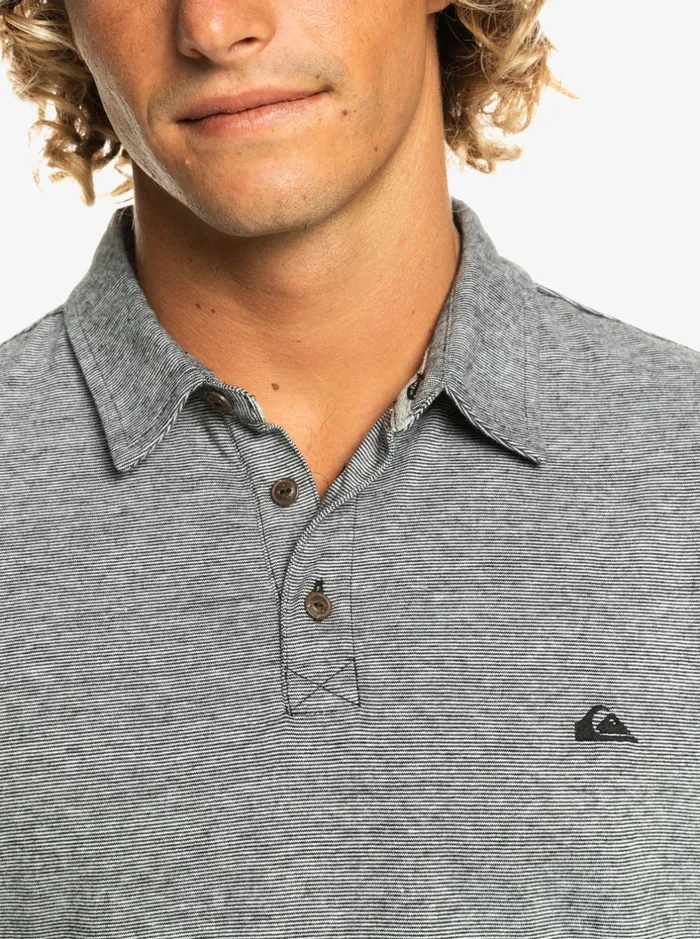 Shirts and Polos Men Quiksilver Sunset Cruise Short Sleeve Polo Shirt Black Shirts and Polos Men Quiksilver Sunset Cruise Short Sleeve Polo Shirt Black