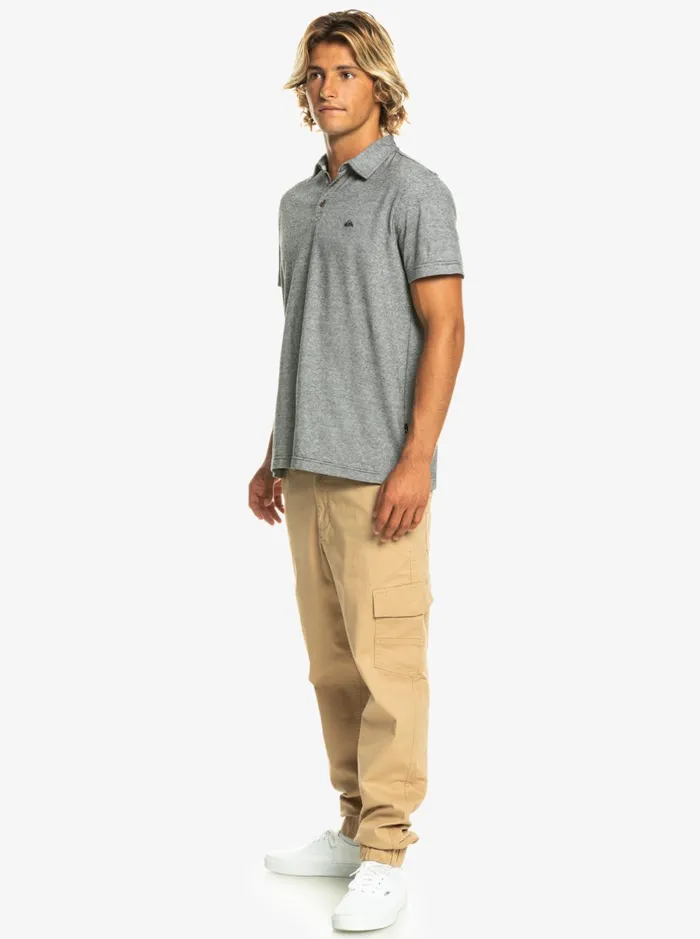 Shirts and Polos Men Quiksilver Sunset Cruise Short Sleeve Polo Shirt Black Shirts and Polos Men Quiksilver Sunset Cruise Short Sleeve Polo Shirt Black