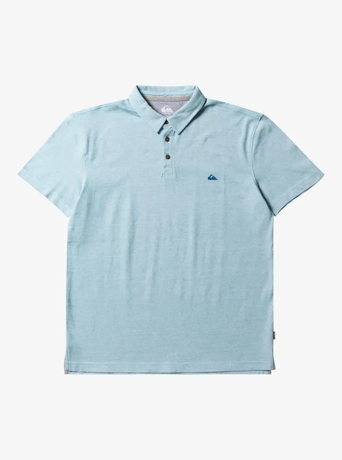 Shirts and Polos Men Quiksilver Sunset Cruise Short Sleeve Polo Shirt Cameo Blue Shirts and Polos Men Quiksilver Sunset Cruise Short Sleeve Polo Shirt Cameo Blue