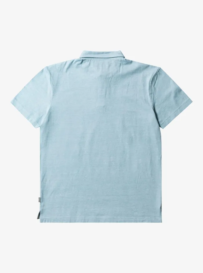 Shirts and Polos Men Quiksilver Sunset Cruise Short Sleeve Polo Shirt Cameo Blue Shirts and Polos Men Quiksilver Sunset Cruise Short Sleeve Polo Shirt Cameo Blue