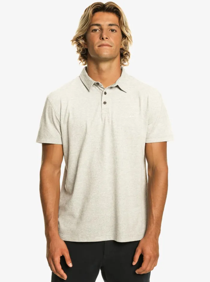 Shirts and Polos Men Quiksilver Sunset Cruise Short Sleeve Polo Shirt Light Grey Heather Shirts and Polos Men Quiksilver Sunset Cruise Short Sleeve Polo Shirt Light Grey Heather