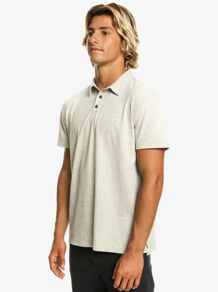 Shirts and Polos Men Quiksilver Sunset Cruise Short Sleeve Polo Shirt Light Grey Heather Shirts and Polos Men Quiksilver Sunset Cruise Short Sleeve Polo Shirt Light Grey Heather