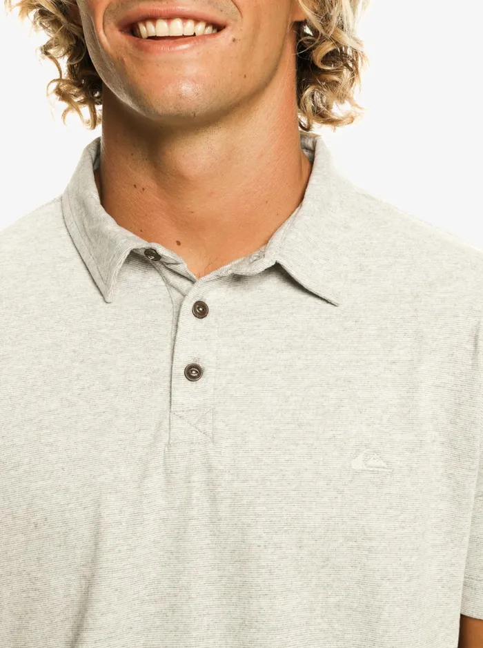 Shirts and Polos Men Quiksilver Sunset Cruise Short Sleeve Polo Shirt Light Grey Heather Shirts and Polos Men Quiksilver Sunset Cruise Short Sleeve Polo Shirt Light Grey Heather