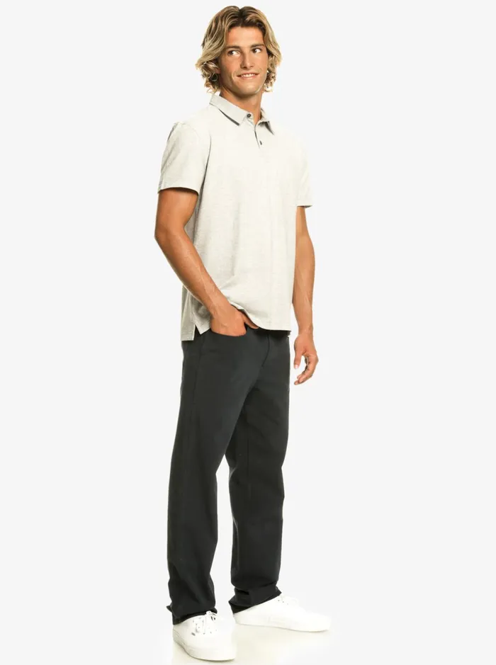 Shirts and Polos Men Quiksilver Sunset Cruise Short Sleeve Polo Shirt Light Grey Heather Shirts and Polos Men Quiksilver Sunset Cruise Short Sleeve Polo Shirt Light Grey Heather