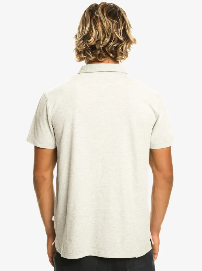 Shirts and Polos Men Quiksilver Sunset Cruise Short Sleeve Polo Shirt Light Grey Heather Shirts and Polos Men Quiksilver Sunset Cruise Short Sleeve Polo Shirt Light Grey Heather