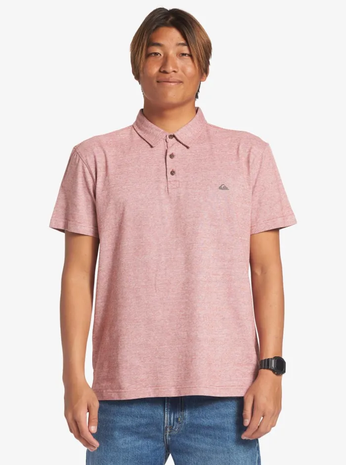 Shirts and Polos Men Quiksilver Sunset Cruise Short Sleeve Polo Shirt Red Ochre Shirts and Polos Men Quiksilver Sunset Cruise Short Sleeve Polo Shirt Red Ochre