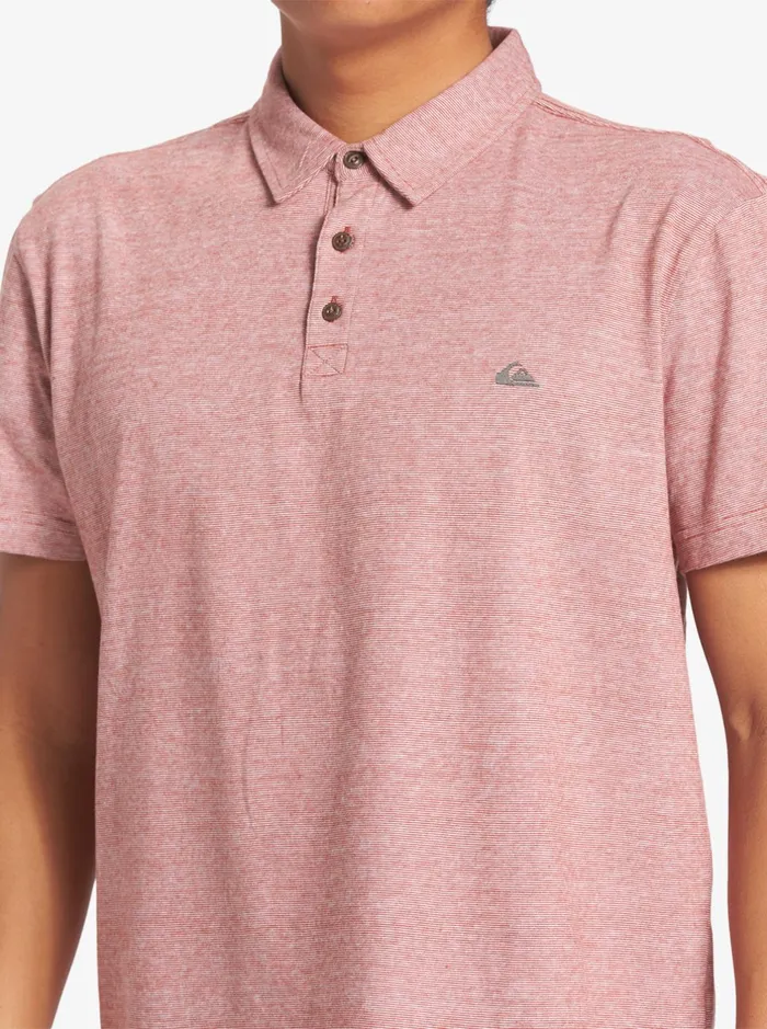 Shirts and Polos Men Quiksilver Sunset Cruise Short Sleeve Polo Shirt Red Ochre Shirts and Polos Men Quiksilver Sunset Cruise Short Sleeve Polo Shirt Red Ochre