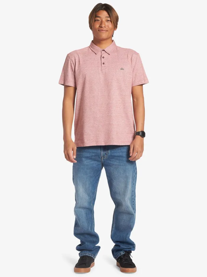 Shirts and Polos Men Quiksilver Sunset Cruise Short Sleeve Polo Shirt Red Ochre Shirts and Polos Men Quiksilver Sunset Cruise Short Sleeve Polo Shirt Red Ochre