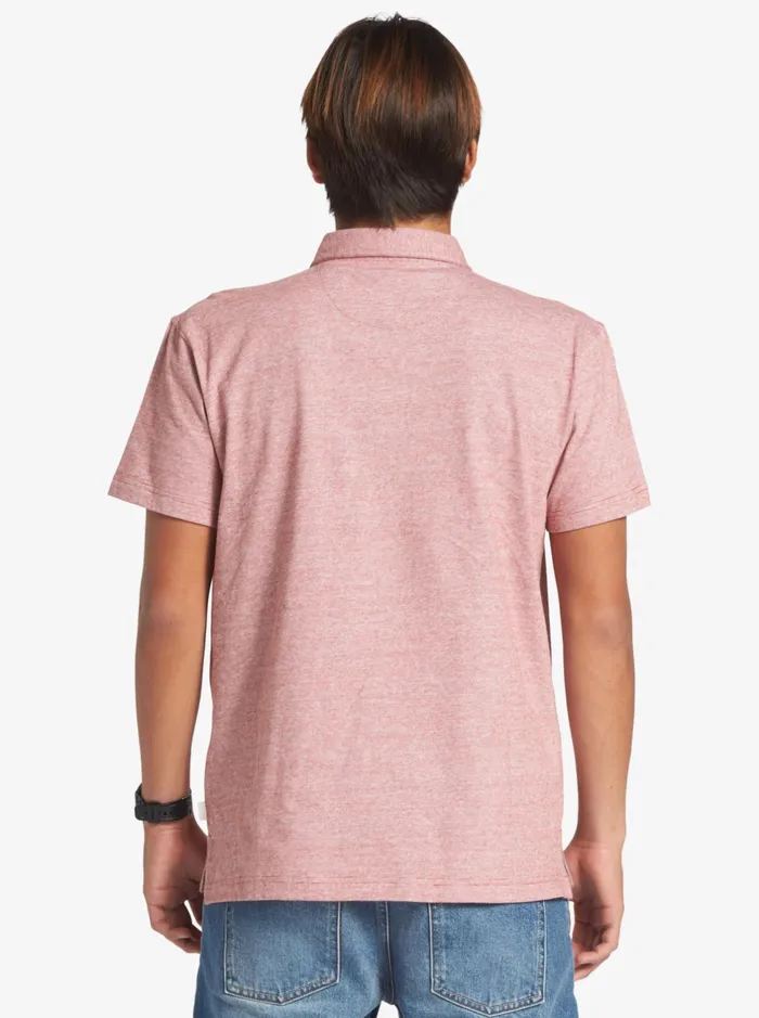 Shirts and Polos Men Quiksilver Sunset Cruise Short Sleeve Polo Shirt Red Ochre Shirts and Polos Men Quiksilver Sunset Cruise Short Sleeve Polo Shirt Red Ochre