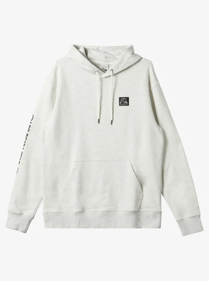 Shirts and Polos Men Quiksilver The Original Hoodie White Marble Heather