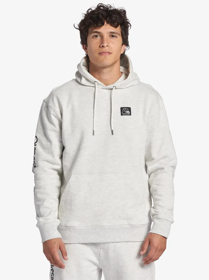 Shirts and Polos Men Quiksilver The Original Hoodie White Marble Heather Shirts and Polos Men Quiksilver The Original Hoodie White Marble Heather