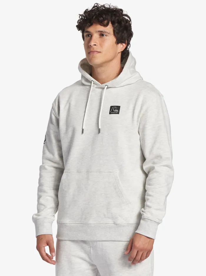 Shirts and Polos Men Quiksilver The Original Hoodie White Marble Heather Shirts and Polos Men Quiksilver The Original Hoodie White Marble Heather