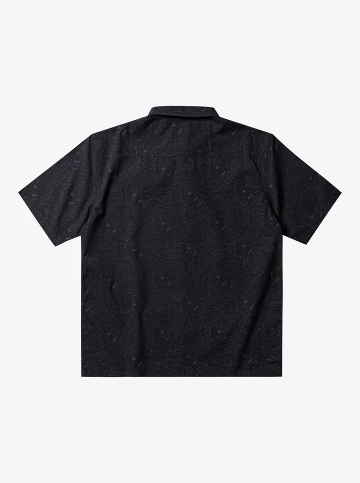 Shirts and Polos Men Quiksilver The Saturn Short Sleeve Shirt Tarmac Tribal Floral Shirts and Polos Men Quiksilver The Saturn Short Sleeve Shirt Tarmac Tribal Floral