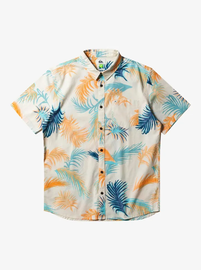 Shirts and Polos Men Quiksilver Tropical Glitch Short Sleeve Shirt Birch Tropical Glitch Shirts and Polos Men Quiksilver Tropical Glitch Short Sleeve Shirt Birch Tropical Glitch
