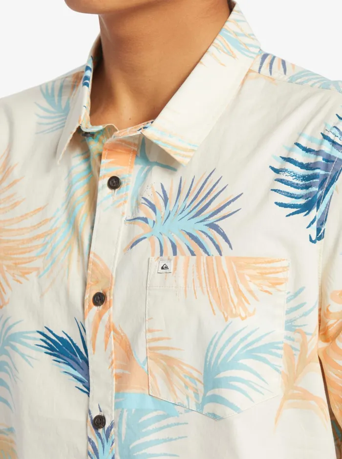 Shirts and Polos Men Quiksilver Tropical Glitch Short Sleeve Shirt Birch Tropical Glitch Shirts and Polos Men Quiksilver Tropical Glitch Short Sleeve Shirt Birch Tropical Glitch