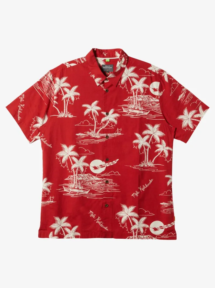 Shirts and Polos Men Quiksilver Waterman Ahi Holiday Woven Shirt Ahi Holiday Aura Orange Shirts and Polos Men Quiksilver Waterman Ahi Holiday Woven Shirt Ahi Holiday Aura Orange