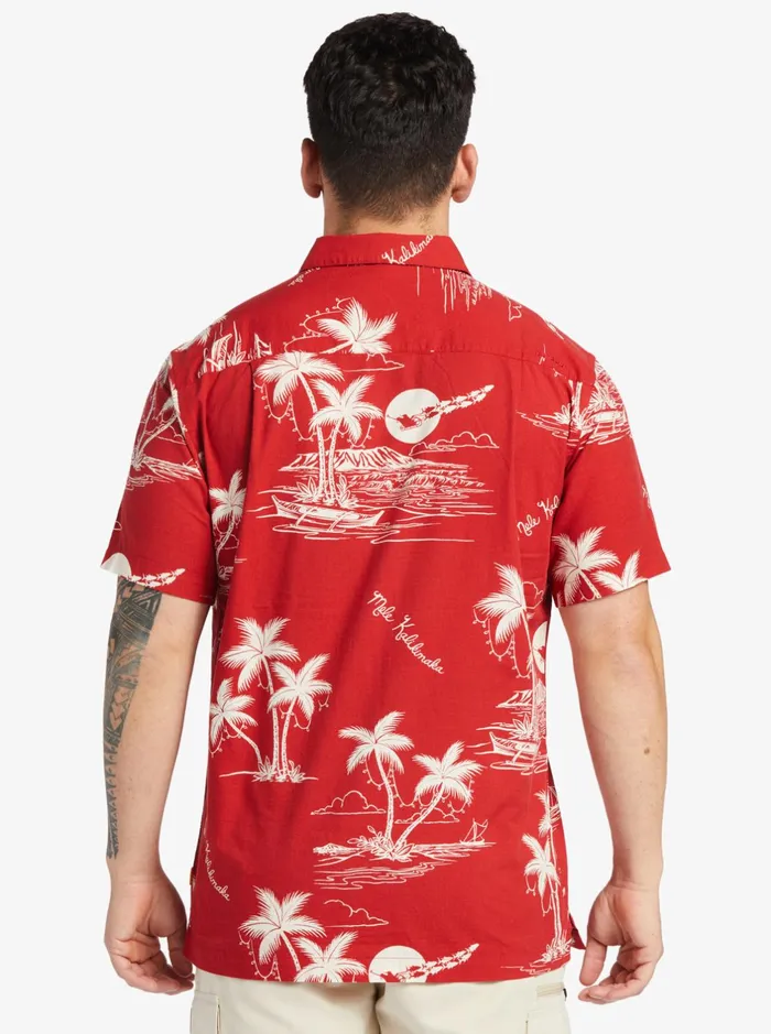 Shirts and Polos Men Quiksilver Waterman Ahi Holiday Woven Shirt Ahi Holiday Aura Orange Shirts and Polos Men Quiksilver Waterman Ahi Holiday Woven Shirt Ahi Holiday Aura Orange