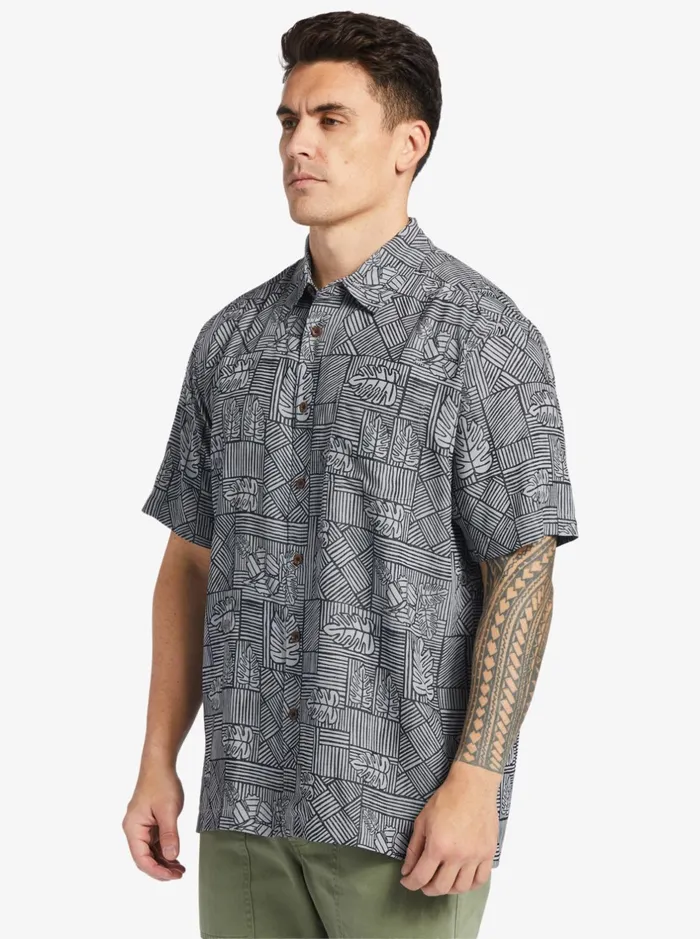 Shirts and Polos Men Quiksilver Waterman Amazed Palm Woven Shirt Black Amazed Palm Shirts and Polos Men Quiksilver Waterman Amazed Palm Woven Shirt Black Amazed Palm
