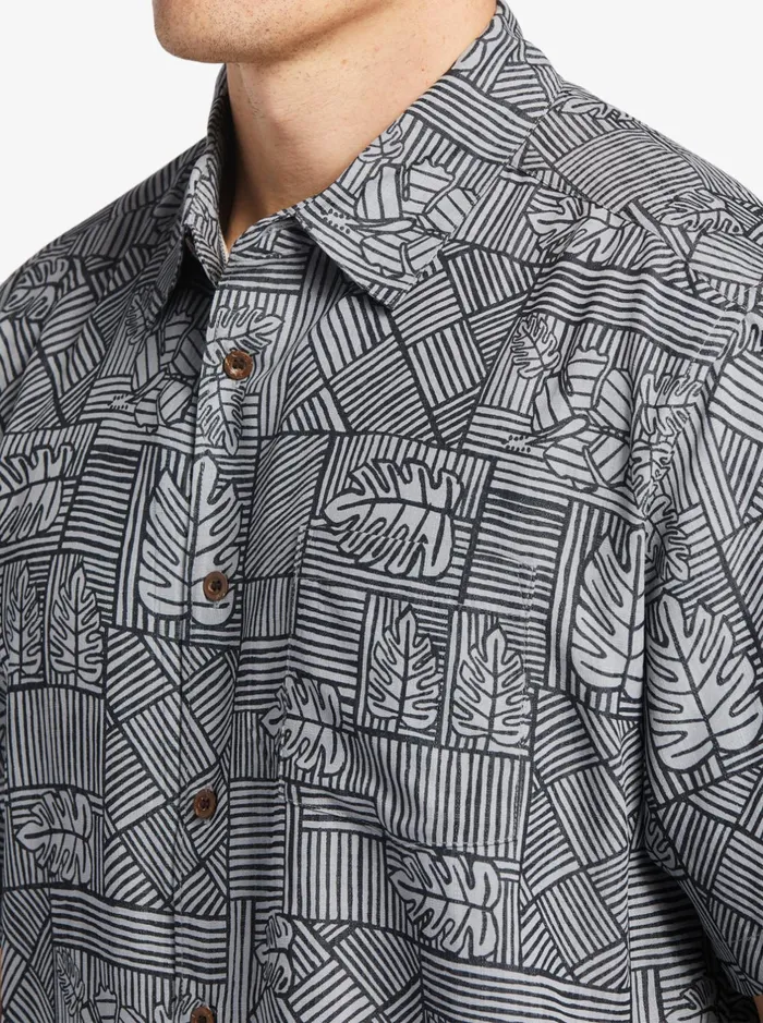 Shirts and Polos Men Quiksilver Waterman Amazed Palm Woven Shirt Black Amazed Palm Shirts and Polos Men Quiksilver Waterman Amazed Palm Woven Shirt Black Amazed Palm