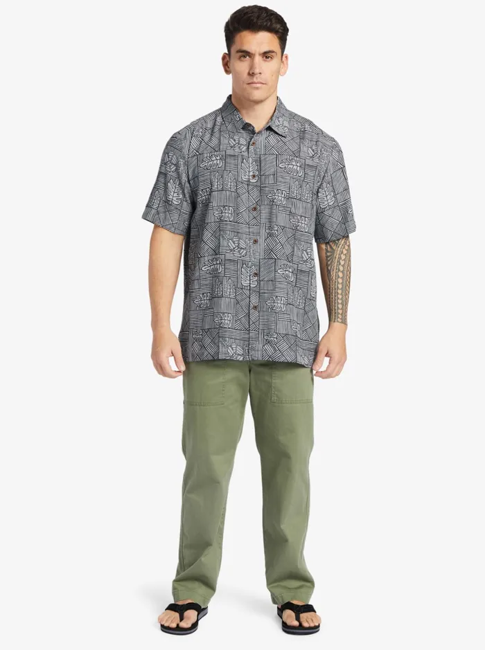 Shirts and Polos Men Quiksilver Waterman Amazed Palm Woven Shirt Black Amazed Palm Shirts and Polos Men Quiksilver Waterman Amazed Palm Woven Shirt Black Amazed Palm