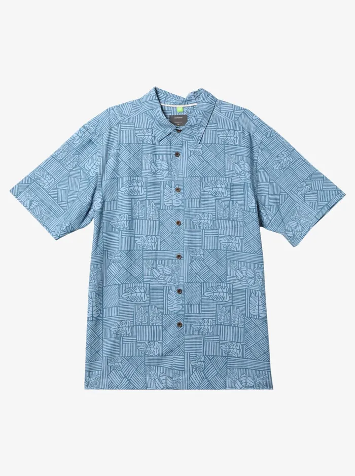 Shirts and Polos Men Quiksilver Waterman Amazed Palm Woven Shirt Seaport Amazed Palm Shirts and Polos Men Quiksilver Waterman Amazed Palm Woven Shirt Seaport Amazed Palm