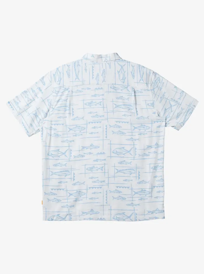 Shirts and Polos Men Quiksilver Waterman Bento Woven Shirt Bento White Shirts and Polos Men Quiksilver Waterman Bento Woven Shirt Bento White