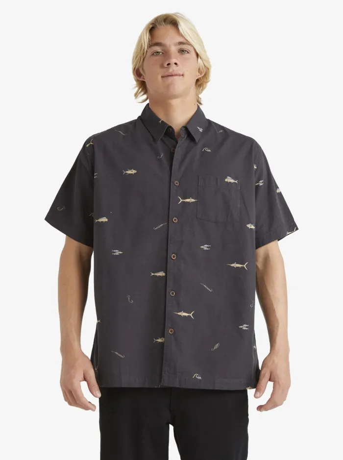 Shirts and Polos Men Quiksilver Waterman Big Pond Woven Shirt Big Pond Tarmac Shirts and Polos Men Quiksilver Waterman Big Pond Woven Shirt Big Pond Tarmac