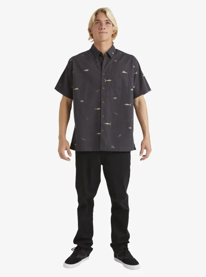 Shirts and Polos Men Quiksilver Waterman Big Pond Woven Shirt Big Pond Tarmac Shirts and Polos Men Quiksilver Waterman Big Pond Woven Shirt Big Pond Tarmac