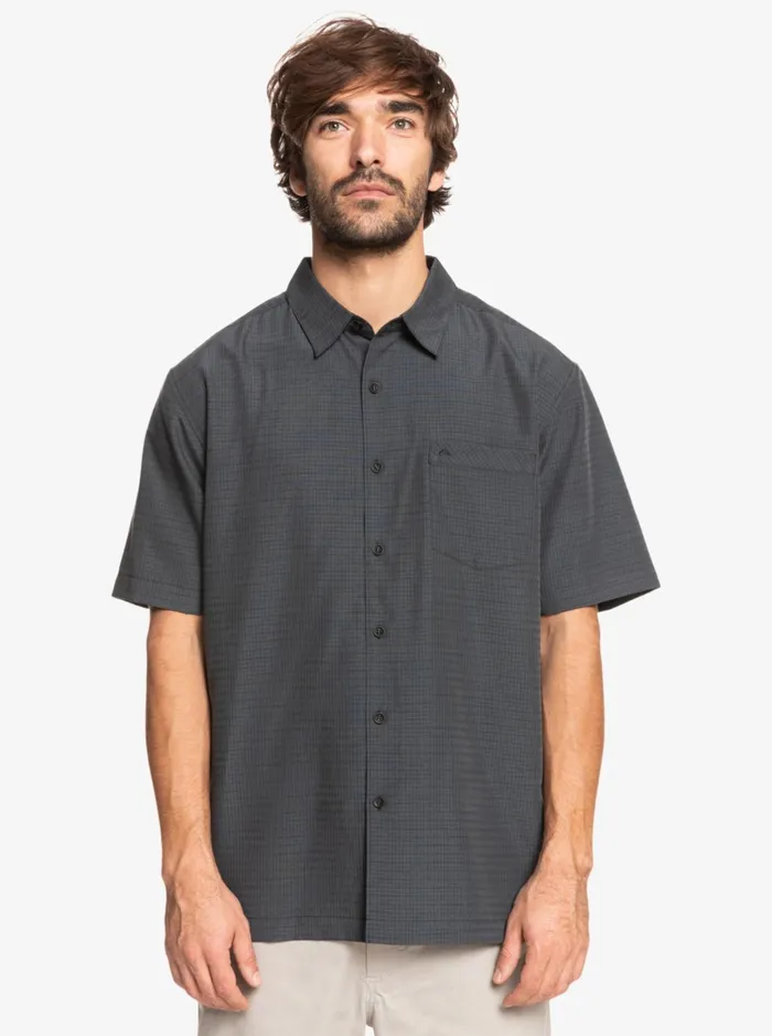 Shirts and Polos Men Quiksilver Waterman Centinela Premium AntiWrinkle Shirt Black Centinella Shirts and Polos Men Quiksilver Waterman Centinela Premium AntiWrinkle Shirt Black Centinella