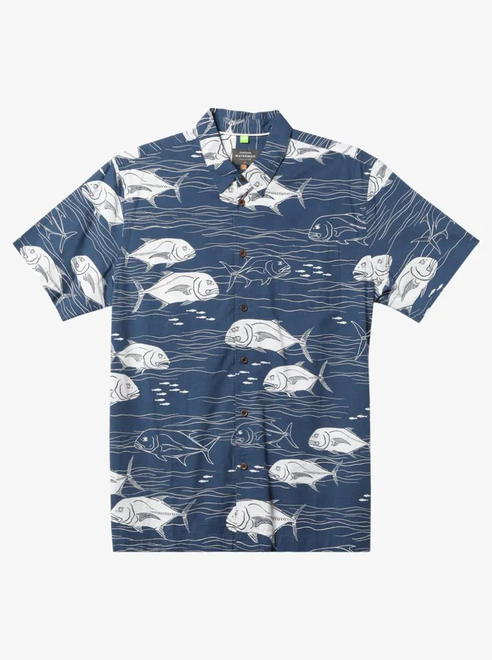Shirts and Polos Men Quiksilver Waterman Dive Sites Woven Shirt Ensign Blue Dive Sites Shirts and Polos Men Quiksilver Waterman Dive Sites Woven Shirt Ensign Blue Dive Sites